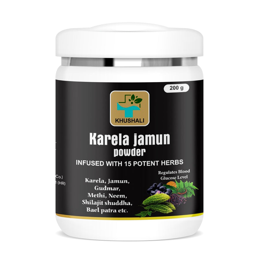 Khushali Karela Jamun Powder jar